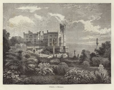 Italie - Château de Miramare - Adolf Closs